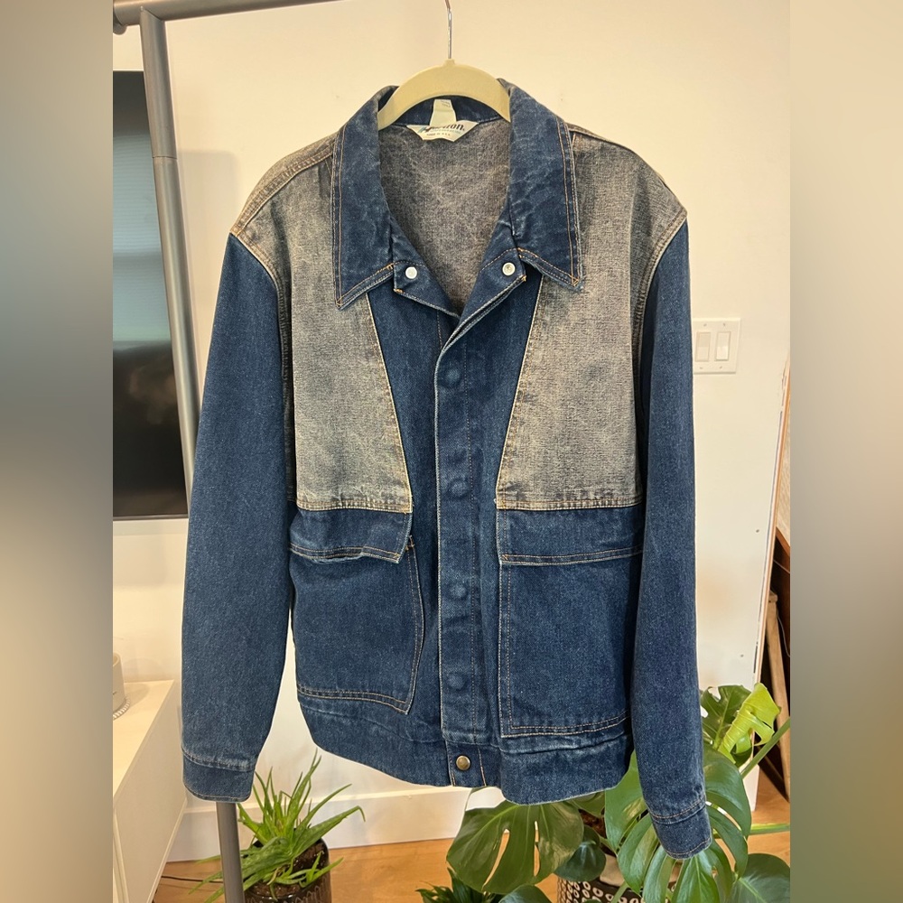 Vintage Men’s HORIZON SPORTSWEAR “The Heartbeat of America” Chevy Jean Jacket